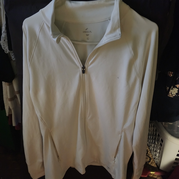 Freely Women's White Jacket - Picture 1 of 3